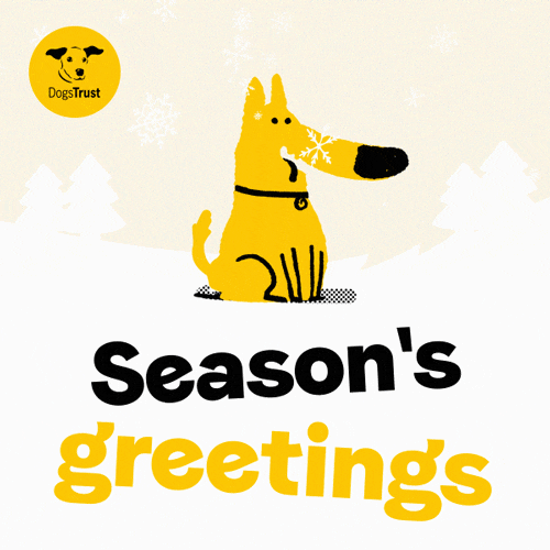 Dog Christmas ecard