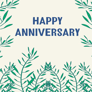 Happy Anniversary trees ecard