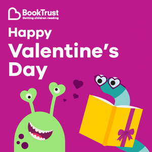 Bookworm Valentine's Day ecard
