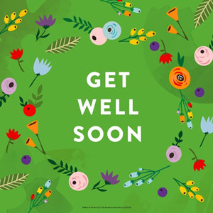 Get Well soon flowers ecard