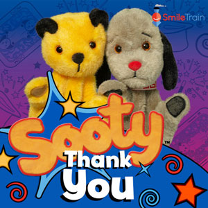 Sooty and Sweep thank you ecard