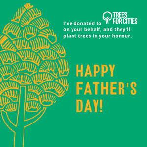 Trees Father's day card