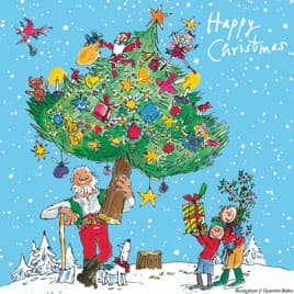 Roald Dahl Christmas ecard