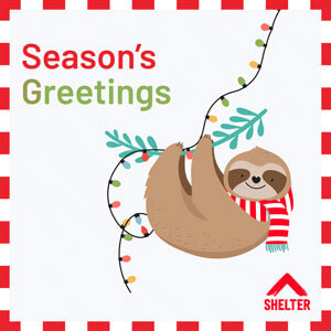 Grumpy cat cartoon 'Tis the season about me, right?' funny Christmas ecard