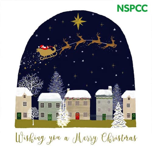 Christmas tree made of words 'we wish you a merry Christmas' christmas ecard