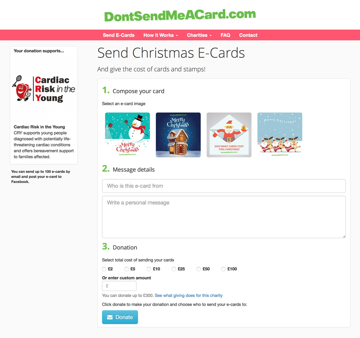 Fundraising ecards