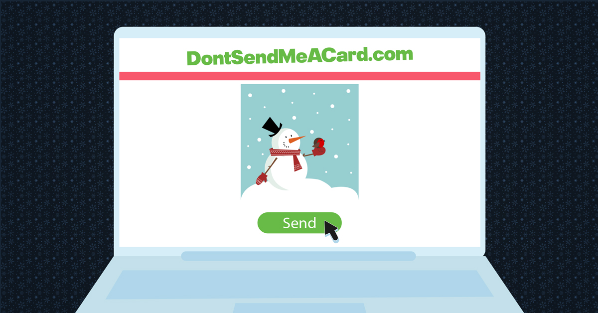 Send charity christmas ecards