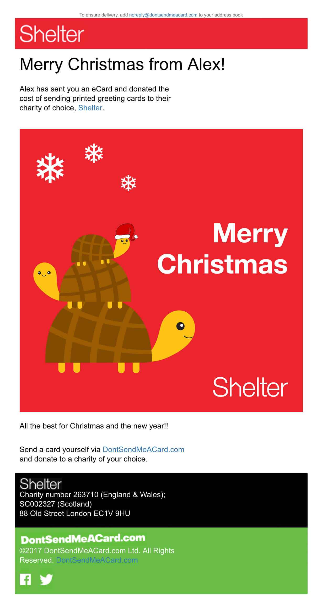 Shelter charity case study