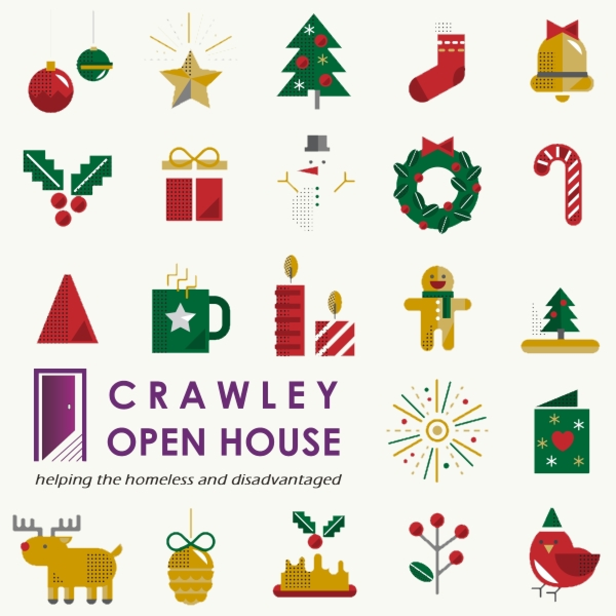 Help Crawley Open House to help others this Christmas eCards
