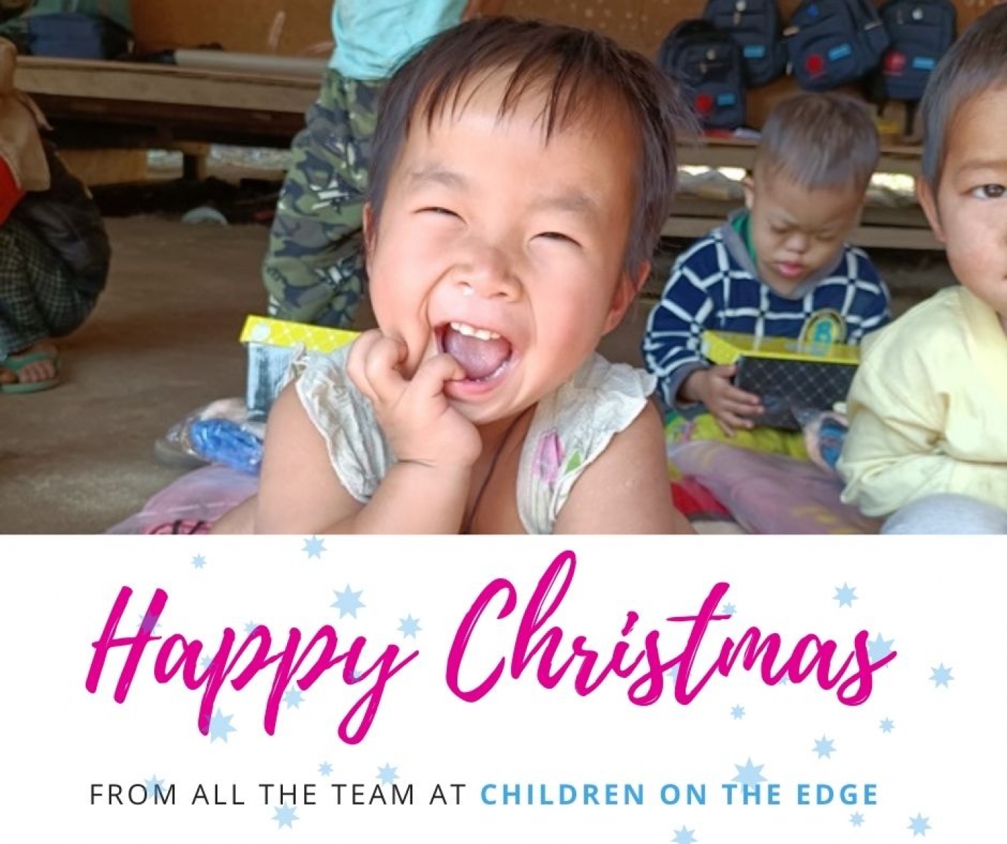 Send a Children on the Edge Christmas card eCards