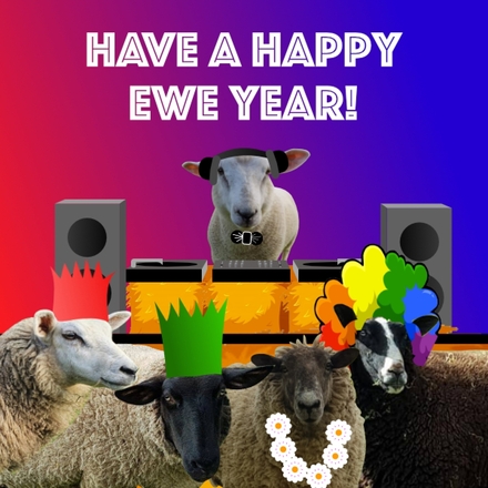 Send a Happy Ewe Year E-card eCards