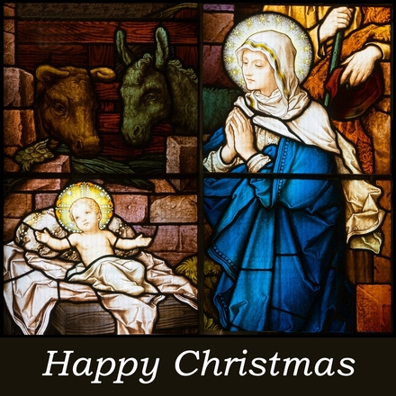 Send a Christmas photo of Dorchester Abbey eCards