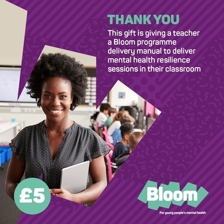 Send a £5 Bloom e-Gift eCards