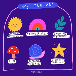 You are radiant beautiful birthday ecard.