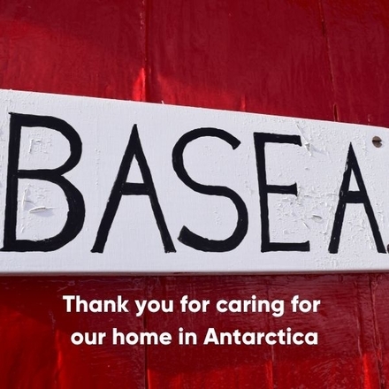 Send messages of support to our teams in Antarctica eCards