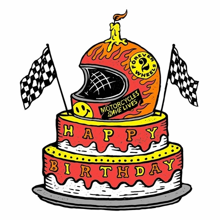 Send a motorcycle birthday e-card eCards