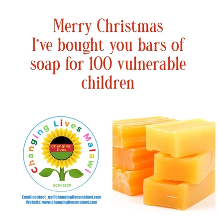 Give the gift of cleanliness, £50 buys 100 bars of soap for vulnerable children  eCards