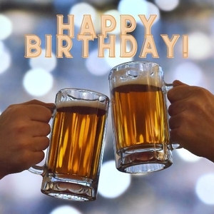 Cheers beers birthday ecard for him.