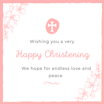 Send Christening cards today eCards
