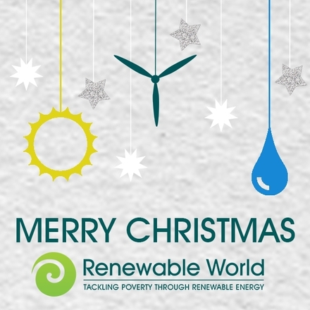 Send a Renewable World Corporate Christmas e-Card eCards