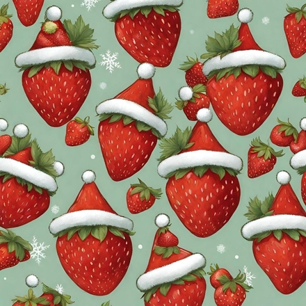 Strawberry Santas eCards