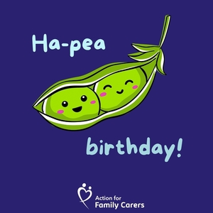 Ha-pea birthday cute ecard.