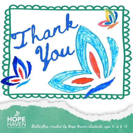 Brighten someone’s day with a Hope Haven eCard. eCards