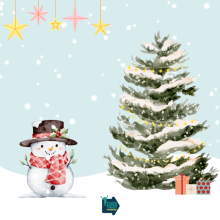 Christmas Snowman eCard eCards