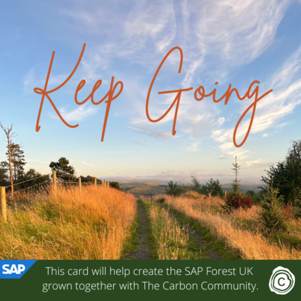 Send Inspirational eCards supporting SAP Forest UK in partnership with The Carbon Community eCards