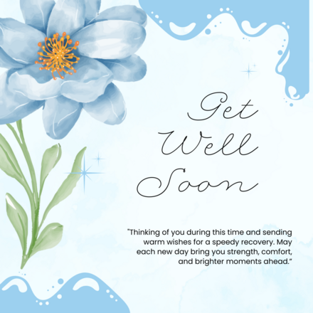 Get Well & Speedy Recovery eCards