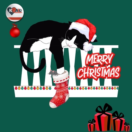 Send K9Aid Christmas E-Cards eCards