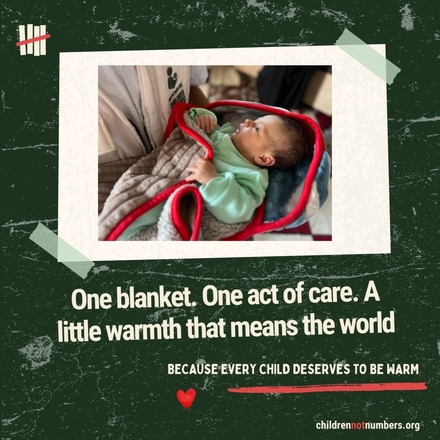 Provide a warm winter blanket for a child eCards