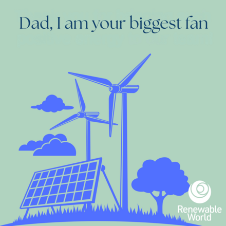 Send a Renewable World Father's Day e-Card eCards