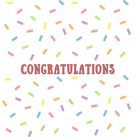 Send a Congratulation e-card.  eCards